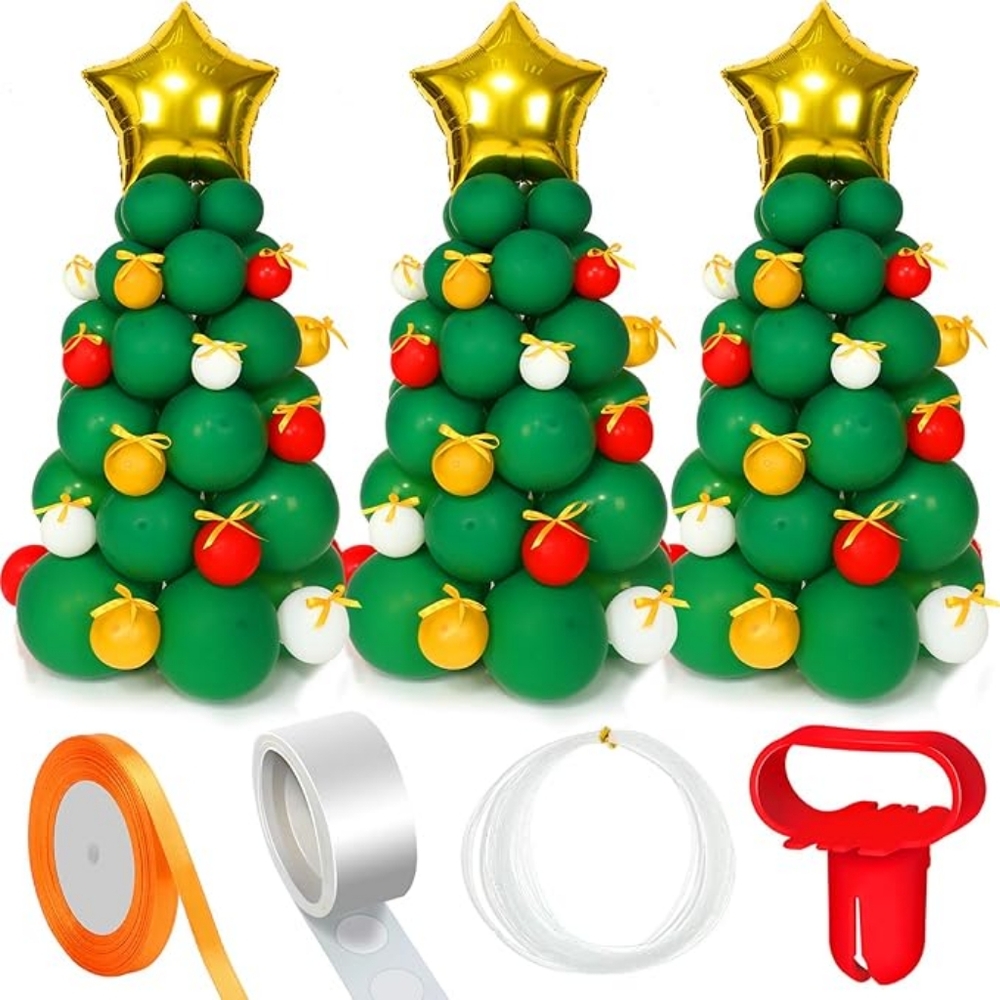 Skylety 142 Pieces #Christmas #Balloon #Garland #Arch Kit Christmas Tree Balloon